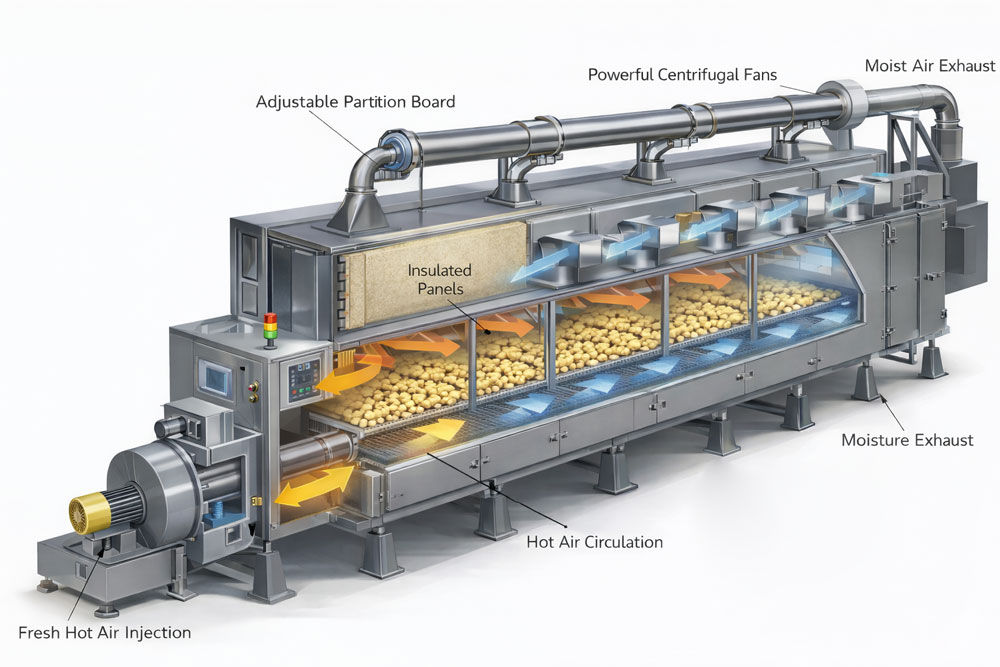 Food-dryer-structure