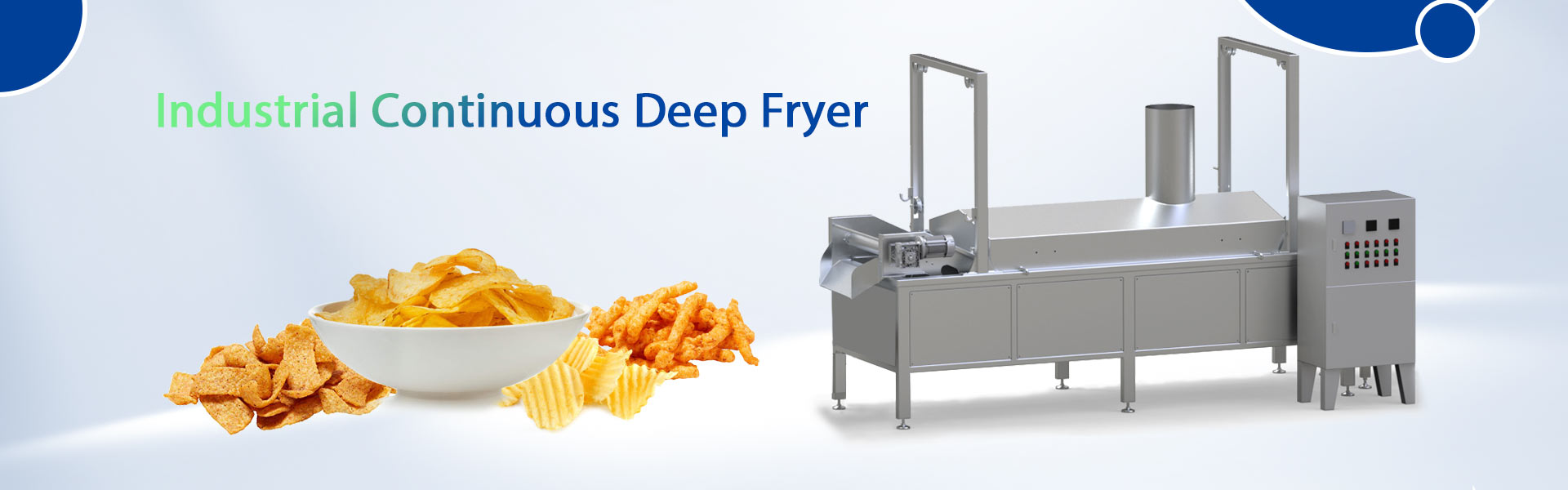 Industrial-Continuous-Deep-Fryer