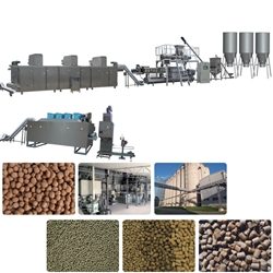 Automatic Floating Fish Feed Aquatic Feed Process Production Line Making Extruder Machine