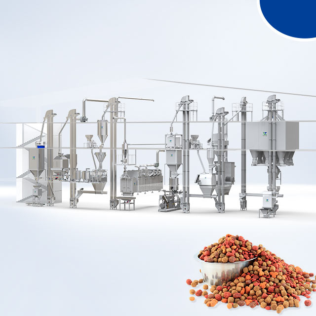 Industrial Pet Food Extrusion Line Automatic Dog Food Making Machinery